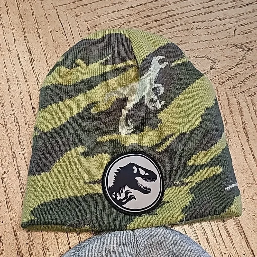 Boys beanie bundle 2-5T batman and Dinosaur